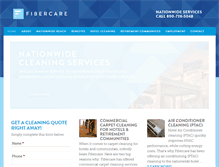 Tablet Screenshot of fibercare.com